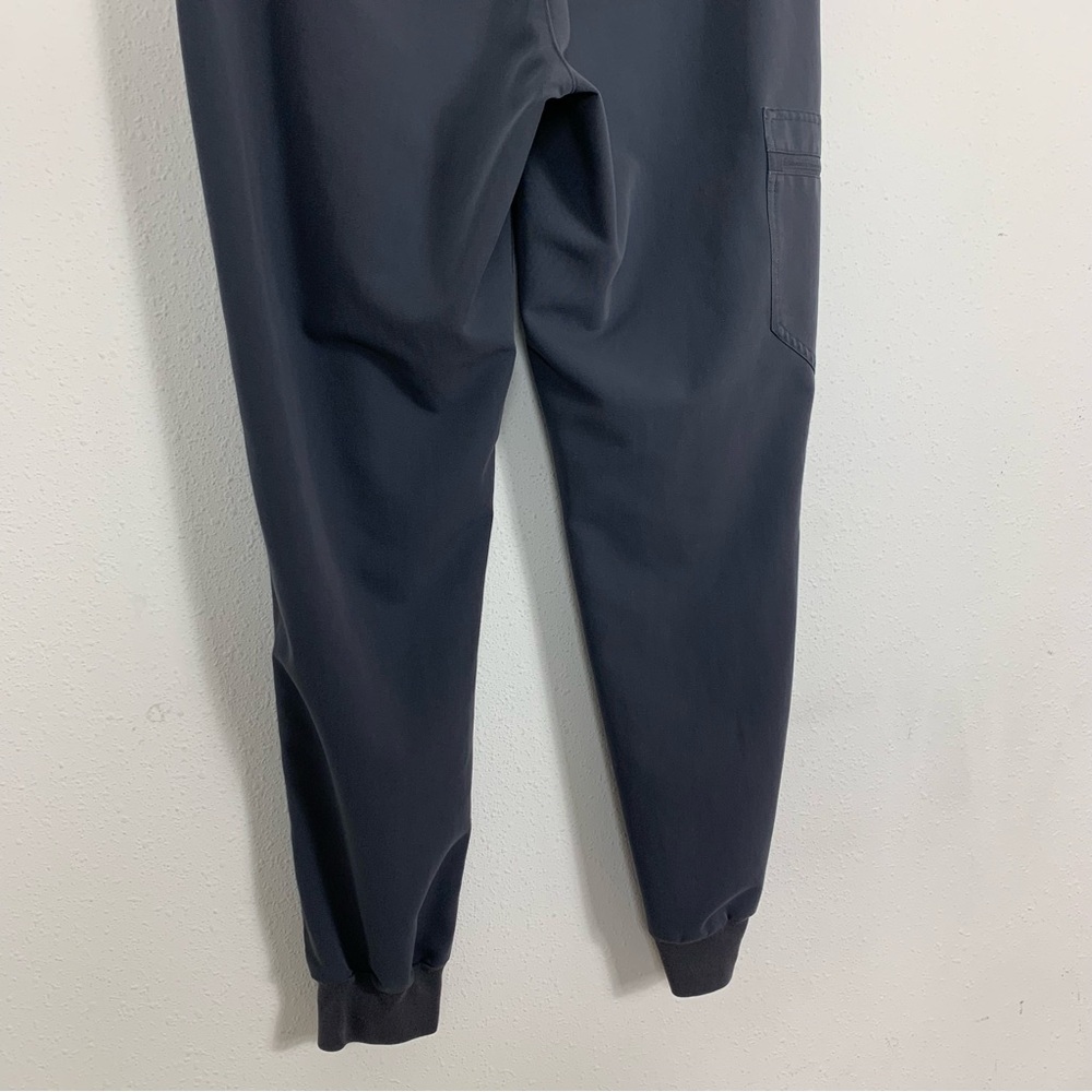 Figs Women's Slate Gray Track Joggers with Red Drawstring - Picture 7 of 10